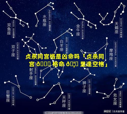 贞杀同宫格是凶命吗「贞杀同宫 🐟 格命 🦅 里逢空格」